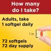 Nature Made CoQ10 100mg, Dietary Supplement for Heart Health Support, 72 Softgels, 72 Day Supply(72 Count (Pack of 1))