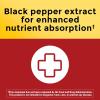 Nature Made CoQ10 200mg per Serving with Black Pepper Extract for Enhanced Nutrient Absorption, CoQ10 Supplement for Heart Health Support, 60 Softgels, 30 Day Supply