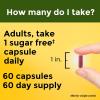 Nature Made Cranberry Supplement 500mg with Vitamin C for Immune & Antioxidant Support, Cranberry Blend for Urinary Tract Health, One Per Day, 60 Capsules