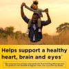 Nature Made Extra Strength Burp Less Fish Oil Omega 3 Supplements 1400 mg Minis, Omega 3 Fish Oil as Ethyl Esters for Healthy Heart Brain Eyes Support, 60 Softgels, 30 Day Supply