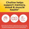 Nature Made Extra Strength Dosage Choline Supplements 800 Mg Per 3 Capsules, Brain Health, Mood, Muscle & Liver Support, Vegetarian, 60 Capsules, 20 Day Supply
