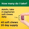 Nature Made High Absorption Magnesium Complex Soft Chews, Magnesium Supplement for Muscle, Heart, Bone Support, Magnesium Citrate & Malate Blend 250 mg per Serving, 40 Vegetarian Chews, 20 Day Supply(40 Count (Pack of 1))