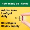 Nature Made Magnesium Oxide 400 mg Softgels, Extra Strength Magnesium Supplements for Men and Women, Support for Muscle, Nerve, Bone and Heart, 60 Day Supply(110 Count (Pack of 1))