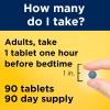 Nature Made Melatonin 4mg Extended Release Tablets, Sleep Supplements for Adults, 100% Drug Free Sleep Aid, 90 Count, 90 Day Supply(90 Count (Pack of 1))