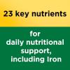 Nature Made Multivitamin Tablets with Iron, Multivitamin for Women and Men for Daily Nutritional Support, Nature Made Multi Vitamins for Adults, 130 Tablets, 130 Day Supply(Unflavored)