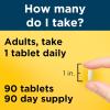 Nature Made Multivitamin for Him, Mens Multivitamins with No Iron, Daily Nutritional Support, Nature Made Multi Mens Vitamins & Minerals, 90 Tablets, 90 Day Supply(90 Count (Pack of 1))