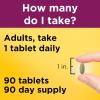 Nature Made Prenatal Multivitamin with Folic Acid, Vitamin & Mineral Supplement, Daily Nutritional Support, Prenatal Vitamins for Women, 90 Tablets, 90 Day Supply(90 Count (Pack of 1))