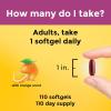 Nature Made Prenatal Vitamins for Women with Folic Acid + DHA, Prenatal Vitamin and Mineral Supplement for Daily Nutritional Support, 110 Softgels, 110 Day Supply(110 Count (Pack of 1))