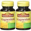 Nature Made Magnesium 250 mg, Magnesium Supplements for Men and Women, Support for Muscle, Heart, Bone and Nerve Health, 90 Softgels, 90 Day Supply(100 Count (Pack of 2))