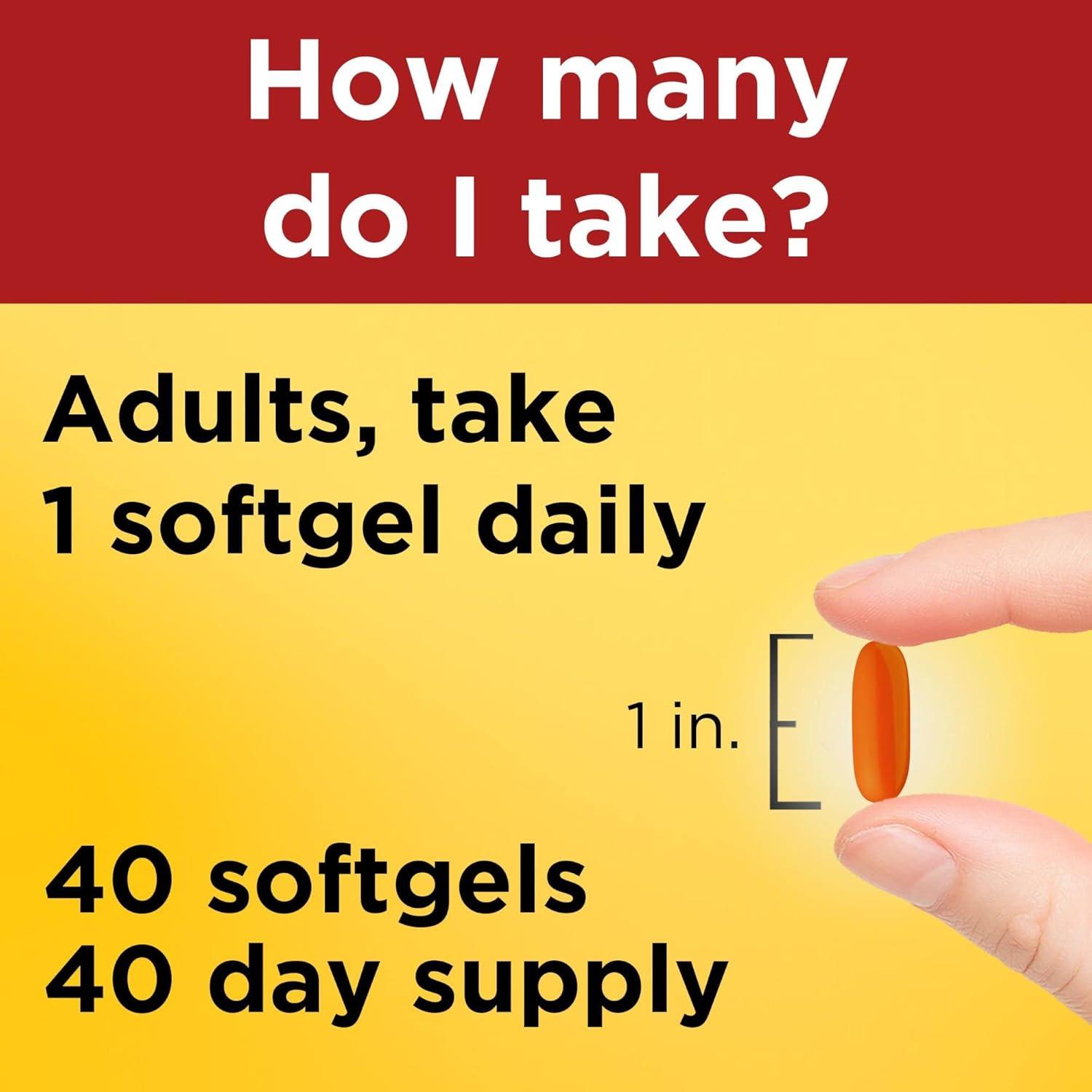 image:imageNature Made CoQ10 400mg Softgels Dietary Supplement for Heart Health Support 40 Count 40 Day Supply40 Count Pack of 2