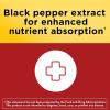 Nature Made CoQ10 100mg with Black Pepper Extract for Enhanced Nutrient Absorption, Dietary CoQ10 Supplement for Heart Health Support, 30 Softgels, 30 Day Supply