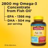 Nature Made Extra Strength Omega 3 Fish Oil Supplements, 2800mg, Fish Oil Omega 3 Supplements as Ethyl Esters for Healthy Heart, Brain, Eyes, Mood Support, 60 Softgels, 30 Day Supply